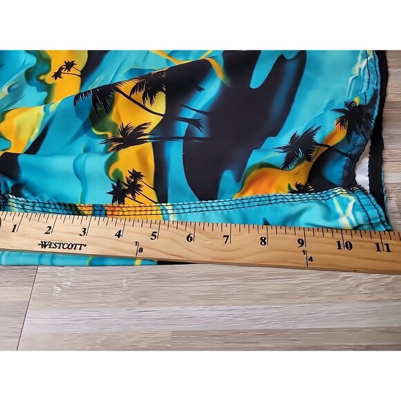 Billabong Board Shorts Mens 38‎ Multicolor Hawaiian Beach Print 11" Inseam - Picture 10 of 13
